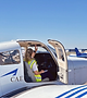 female studet pilot. 